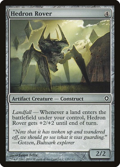 Hedron Rover (WWK) #125 Common Worldwake Magic: The Gathering: 2010