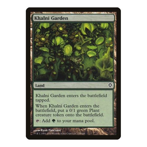 Khalni Garden (WWK) #138 Common (Moderately Played) Worldwake Magic: The Gathering: 2010