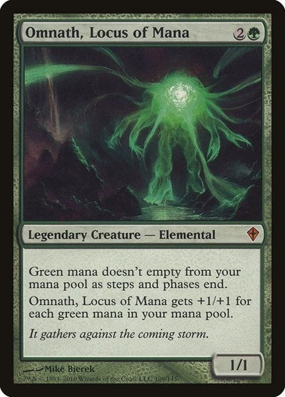 Omnath Locus of Mana (WWK) #109 Mythic Rare Worldwake Magic: The Gathering: 2010
