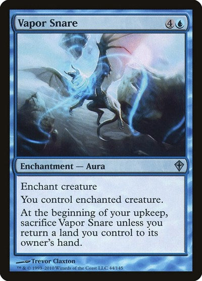 Vapor Snare (WWK) #44 Uncommon (Moderately Played) Worldwake Magic: The Gathering: 2010