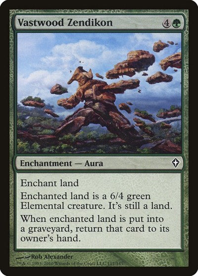 Vastwood Zendikon (WWK) #117 Common Worldwake Magic: The Gathering: 2010