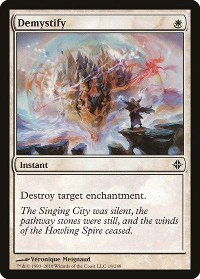 Demystify (ROE) #18 Common (Moderately Played) Rise of the Eldrazi Magic: The Gathering: 2010