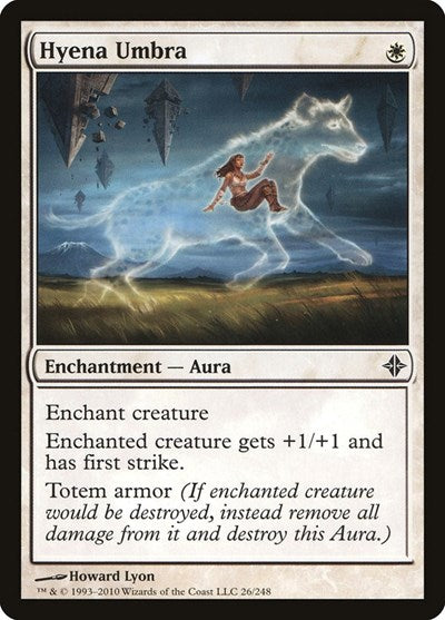 Hyena Umbra (ROE) #26 Common (Moderately Played) Rise of the Eldrazi Magic: The Gathering: 2010