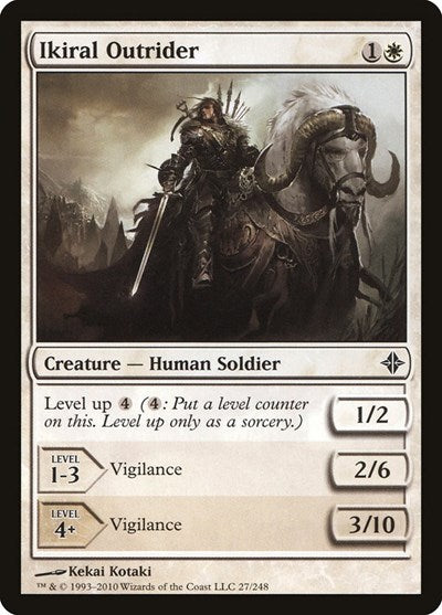 Ikiral Outrider (ROE) #27 Common (Moderately Played) Rise of the Eldrazi Magic: The Gathering: 2010