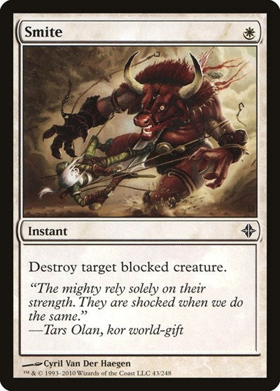 Smite (ROE) #43 Common Rise of the Eldrazi Magic: The Gathering: 2010