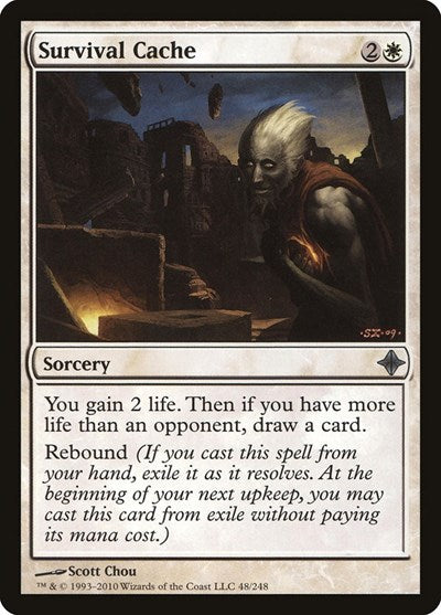 Survival Cache (ROE) #48 Uncommon (Moderately Played) Rise of the Eldrazi Magic: The Gathering: 2010