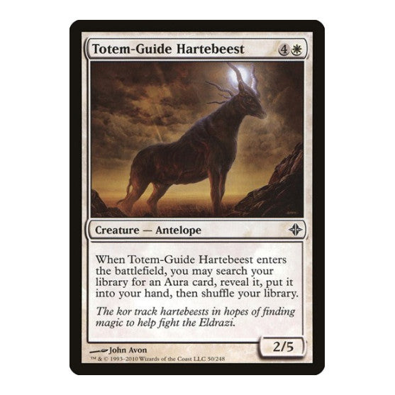 Totem Guide Hartebeest (ROE) #50 Common Rise of the Eldrazi Magic: The Gathering: 2010