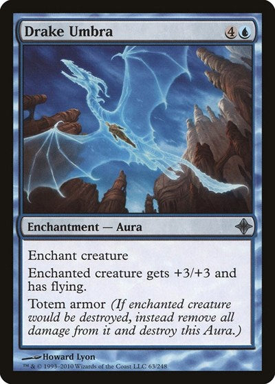 Drake Umbra (ROE) #63 Uncommon (Lightly Played) Rise of the Eldrazi Magic: The Gathering: 2010