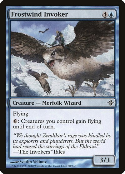 Frostwind Invoker (ROE) #68 Common Rise of the Eldrazi Magic: The Gathering: 2010