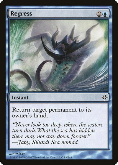 Regress (ROE) #83 Common (Moderately Played) Rise of the Eldrazi Magic: The Gathering: 2010