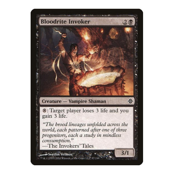 Bloodrite Invoker (ROE) #97 Common Rise of the Eldrazi Magic: The Gathering: 2010