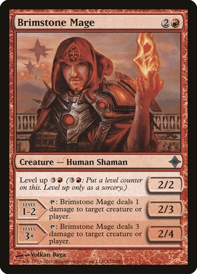 Brimstone Mage (ROE) #137 Uncommon (Moderately Played) Rise of the Eldrazi Magic: The Gathering: 2010