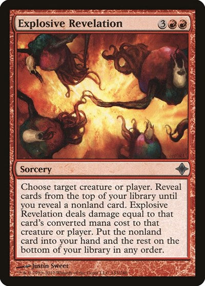 Explosive Revelation (ROE) #143 Uncommon (Moderately Played) Rise of the Eldrazi Magic: The Gathering: 2010