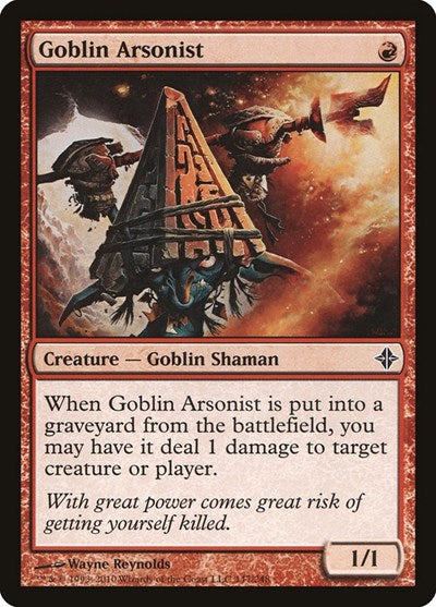Goblin Arsonist (ROE) #147 Common Rise of the Eldrazi Magic: The Gathering: 2010