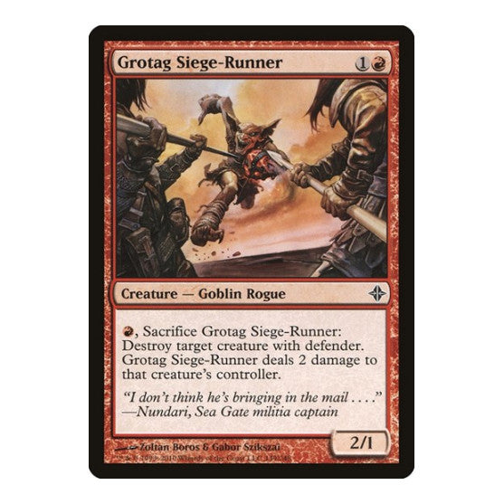 Grotag Siege Runner (ROE) #149 Common Rise of the Eldrazi Magic: The Gathering: 2010