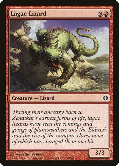Lagac Lizard (ROE) #154 Common Rise of the Eldrazi Magic: The Gathering: 2010