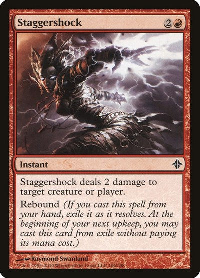 Staggershock (ROE) #166 Common Rise of the Eldrazi Magic: The Gathering: 2010