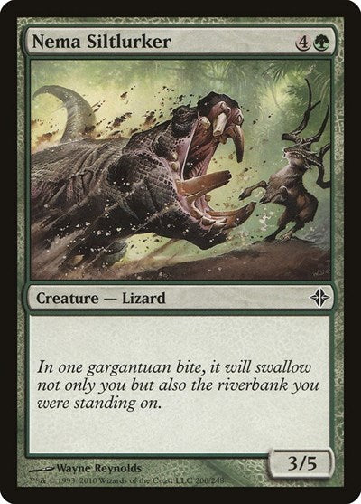 Nema Siltlurker (ROE) #200 Common (Moderately Played) Rise of the Eldrazi Magic: The Gathering: 2010