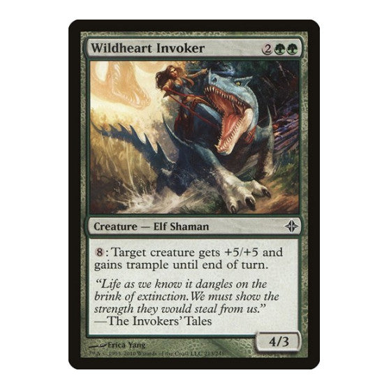 Wildheart Invoker (ROE) #213 Common Rise of the Eldrazi Magic: The Gathering: 2010