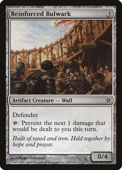 Reinforced Bulwark (ROE) #223 Common (Moderately Played) Rise of the Eldrazi Magic: The Gathering: 2010