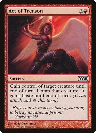 Act of Treason (M11) #121 Common Magic 2011 (M11) Magic: The Gathering: 2010