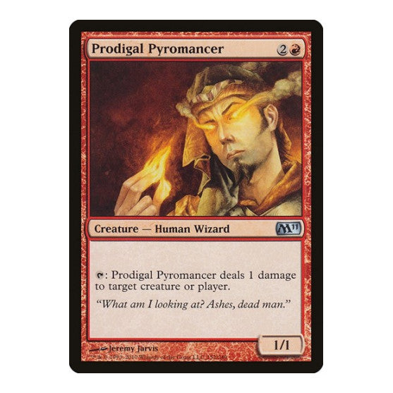 Prodigal Pyromancer (M11) #152 Uncommon (Lightly Played) Magic 2011 (M11) Magic: The Gathering: 2010
