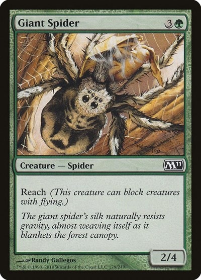 Giant Spider (M11) #179 Common Magic 2011 (M11) Magic: The Gathering: 2010