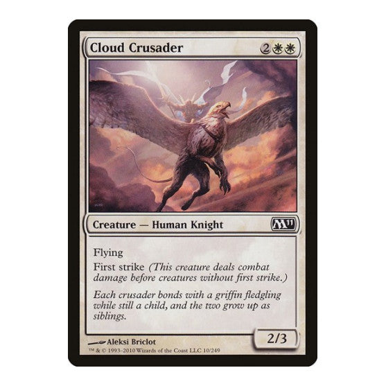 Cloud Crusader (M11) #10 Common (Lightly Played) Magic 2011 (M11) Magic: The Gathering: 2010