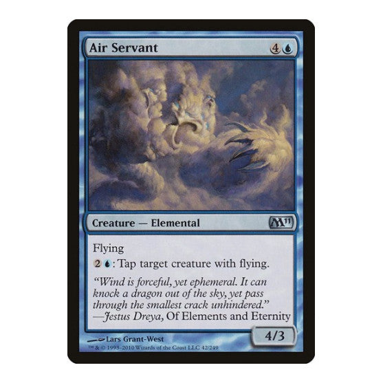 Air Servant (M11) #42 Uncommon (Heavily Played) Magic 2011 (M11) Magic: The Gathering: 2010