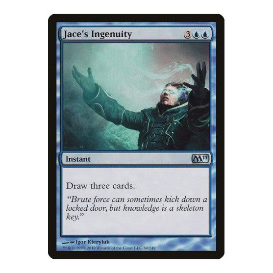 Jaces Ingenuity (M11) #60 Uncommon (Lightly Played) Magic 2011 (M11) Magic: The Gathering: 2010