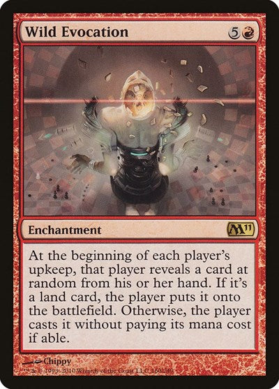 Wild Evocation (M11) #160 Rare (Lightly Played) Magic 2011 (M11) Magic: The Gathering: 2010