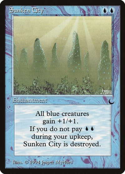 Sunken City (DRK) #36 Common (Lightly Played) The Dark Magic: The Gathering: 1994