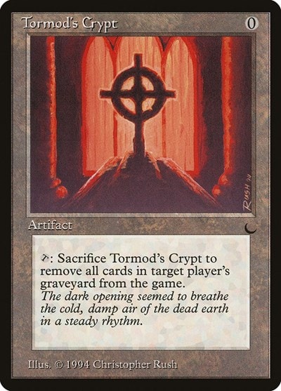 Tormod's Crypt (DRK) #112 Uncommon (Heavily Played) The Dark Magic: The Gathering: 1994