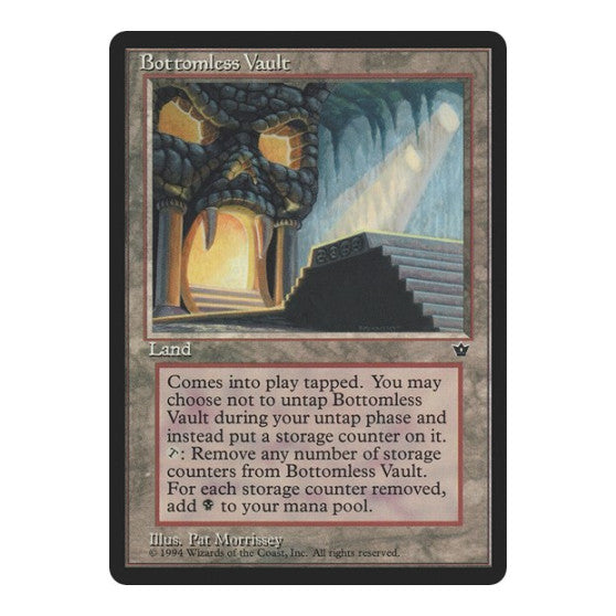 Bottomless Vault (FEM) #92 Rare Fallen Empires Magic: The Gathering: 1994