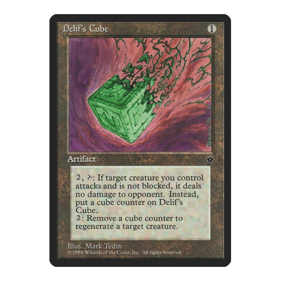 Delif's Cube (FEM) #85 Rare (Lightly Played) Fallen Empires Magic: The Gathering: 1994