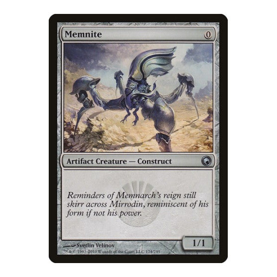 Memnite (SOM) #174 Uncommon Scars of Mirrodin Magic: The Gathering: 2010