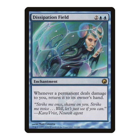 Dissipation Field (SOM) #32 Rare (Lightly Played) Scars of Mirrodin Magic: The Gathering: 2010
