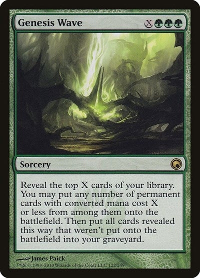 Genesis Wave (SOM) #122 Rare (Lightly Played) Scars of Mirrodin Magic: The Gathering: 2010