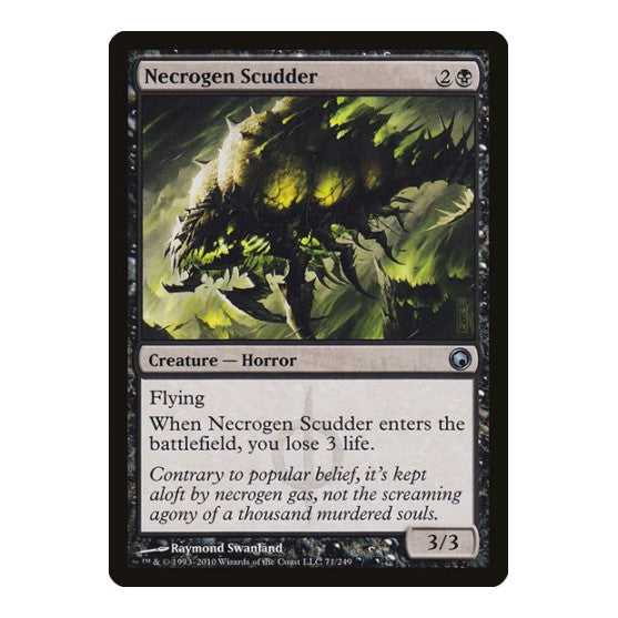 Necrogen Scudder (SOM) #71 Uncommon (Lightly Played) Scars of Mirrodin Magic: The Gathering: 2010