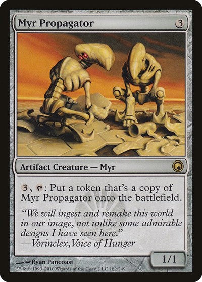 Myr Propagator (SOM) #182 Rare (Moderately Played) Scars of Mirrodin Magic: The Gathering: 2010
