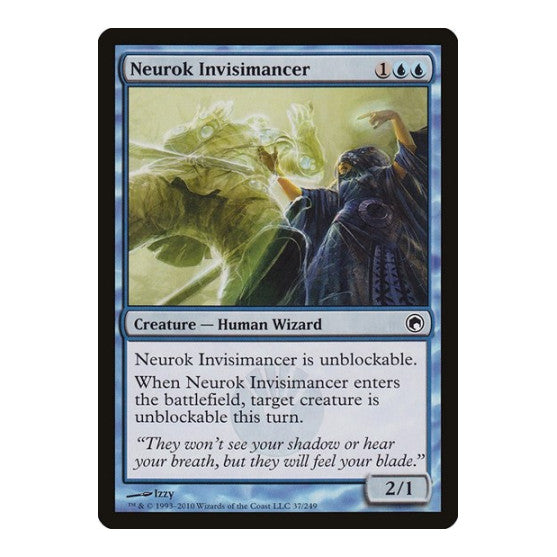 Neurok Invisimancer (SOM) #37 Common Scars of Mirrodin Magic: The Gathering: 2010