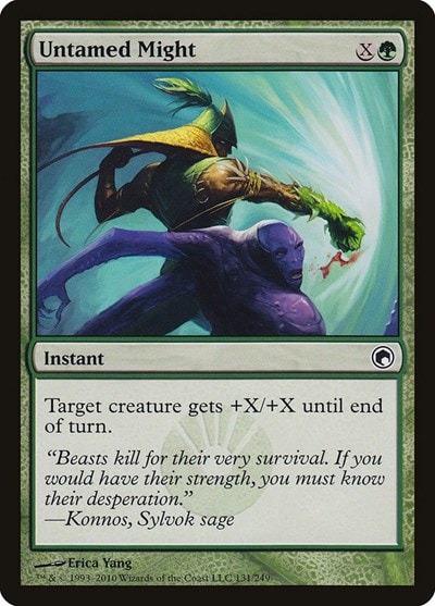 Untamed Might (SOM) #131 Common Scars of Mirrodin Magic: The Gathering: 2010