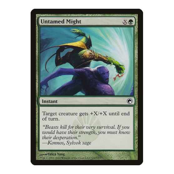 Untamed Might (SOM) #131 Common Scars of Mirrodin Magic: The Gathering: 2010