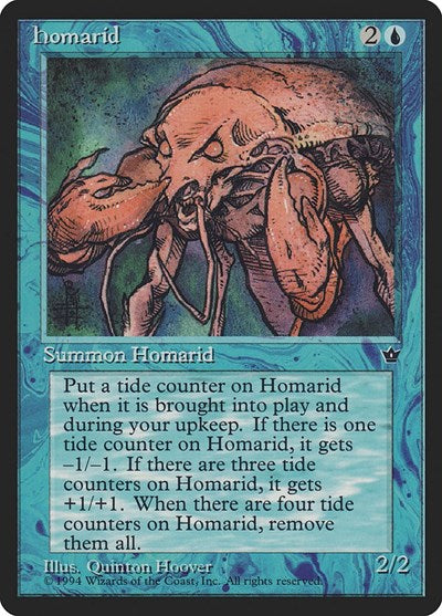 Homarid Hoover (FEM) #19a Common (Moderately Played) Fallen Empires Magic: 1994