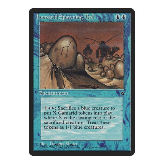 Homarid Spawning Bed (FEM) #21 Uncommon (Moderately Played) Fallen Empires Magic: The Gathering: 1994