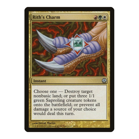 Riths Charm (DDE) #60 Uncommon (Lightly Played) Duel Decks: Phyrexia vs. the Coalition Magic: The Gathering: 2010