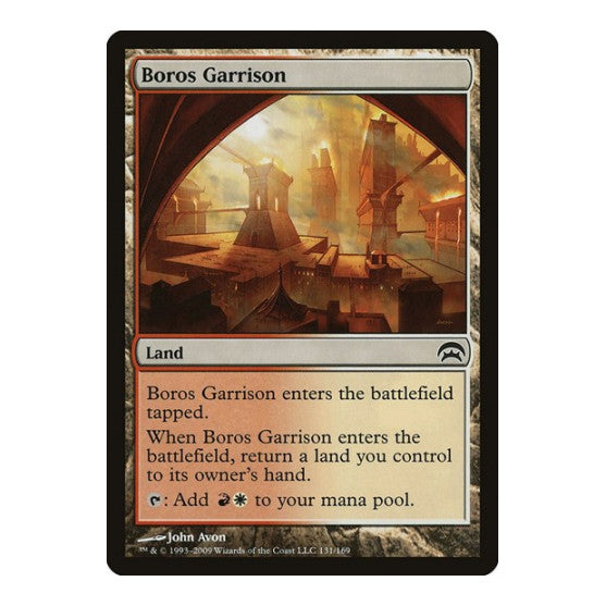 Boros Garrison (HOP) #131 Common (Lightly Played) Planechase Magic: The Gathering: 2009