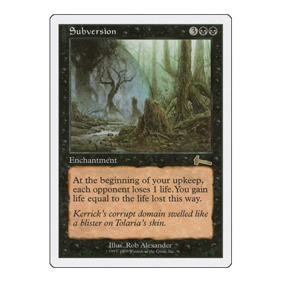 Subversion (BRB) #82 Rare (Heavily Played) Battle Royale Box Set Magic: The Gathering: 1999