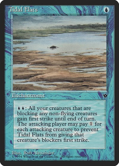 Tidal Flats Alexander Pond (FEM) #27a Common (Moderately Played) Fallen Empires Magic: The Gathering: 1994