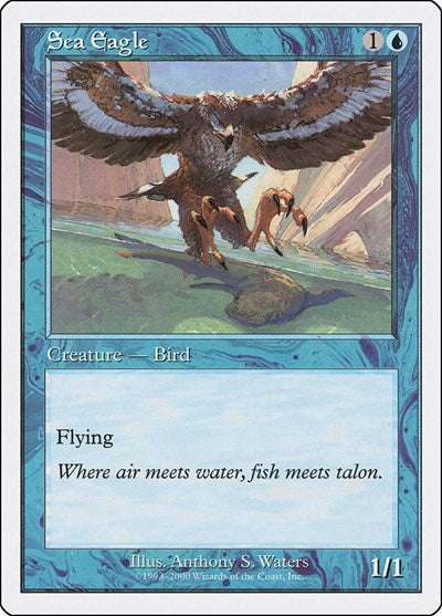 Sea Eagle (S00) #18 Common (Lightly Played) Starter 2000 Magic: The Gathering: 2000